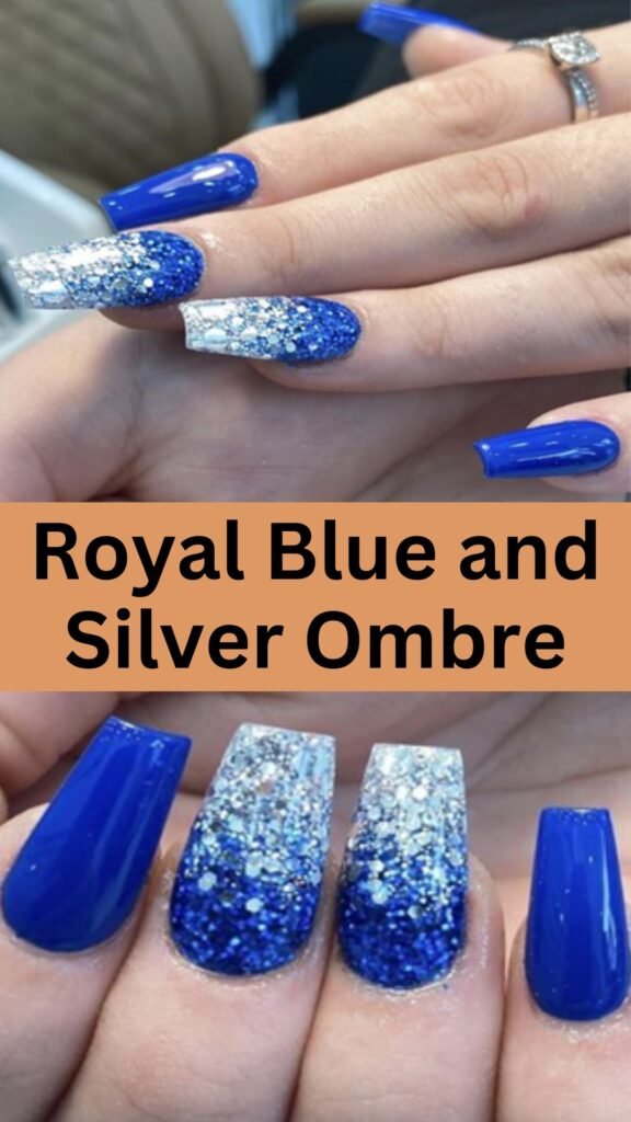 royal-blue-and-silver-ombre-fall-blue-nails-nailstrends.com