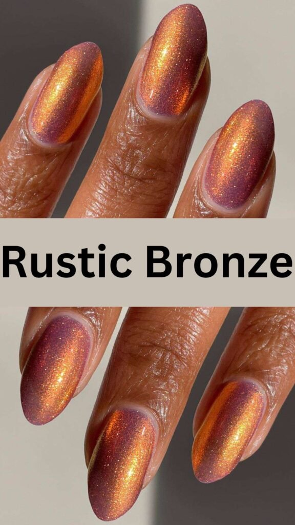 rustic-bronze-fall-nail-for-dark-skin-nailstrends.com