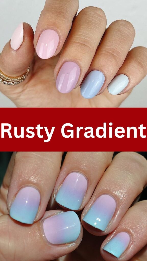 rusty-gradient-fall-short-nails-nailstrends.com