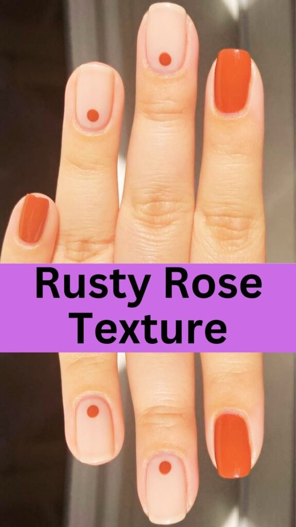 rusty-rose-texture-3d-embellished-fall-nails-nailstrends.com