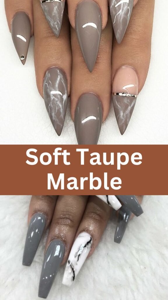 soft-taupe-marble-fall-marble-nail-designs-nailstrends.com