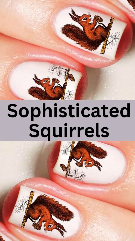 sophisticated-squirrels-3d-embellished-fall-nails-nailstrends.com