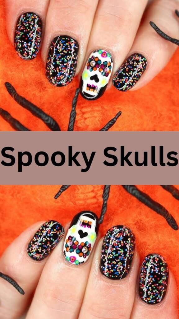 spooky-skulls-fun-fall-nails-nailstrends.com