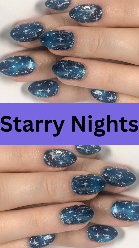 starry-nights-girly-and-cute-acrylic-nail-nailstrends.com