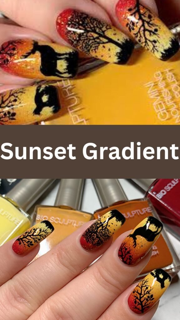 sunset-gradient-nature-inspired-nail-nailstrends.com