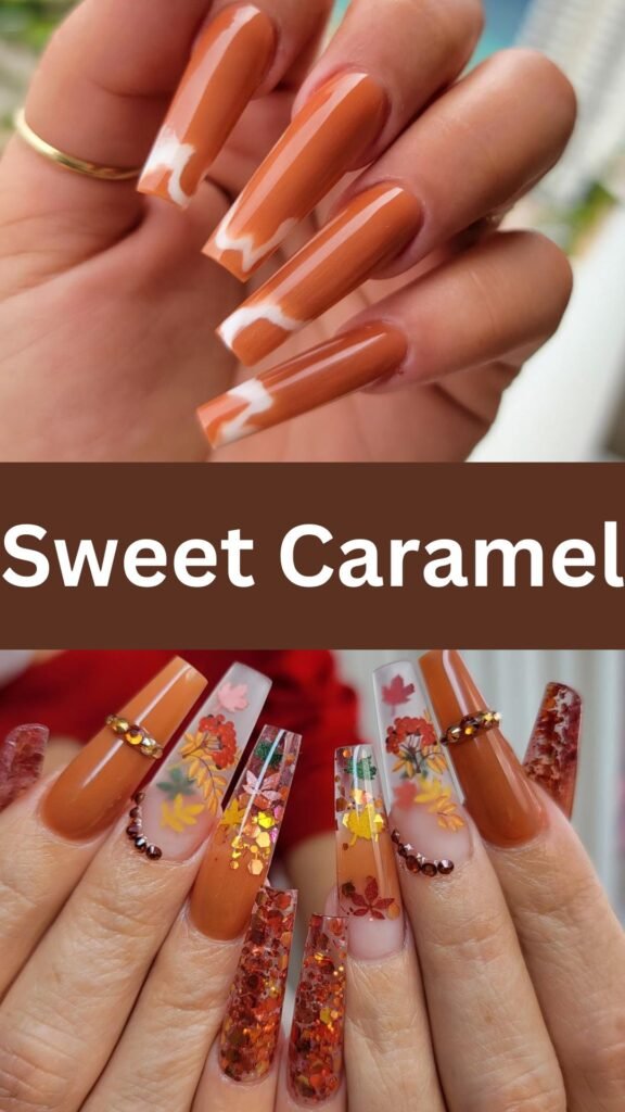 sweet-caramel-acrylic-nails-for-fall-nailstrends.com