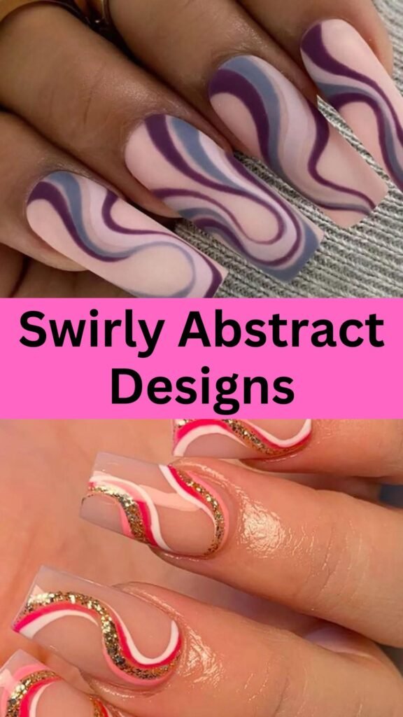 swirly-abstract-designs-fall-nail-nailstrends.com