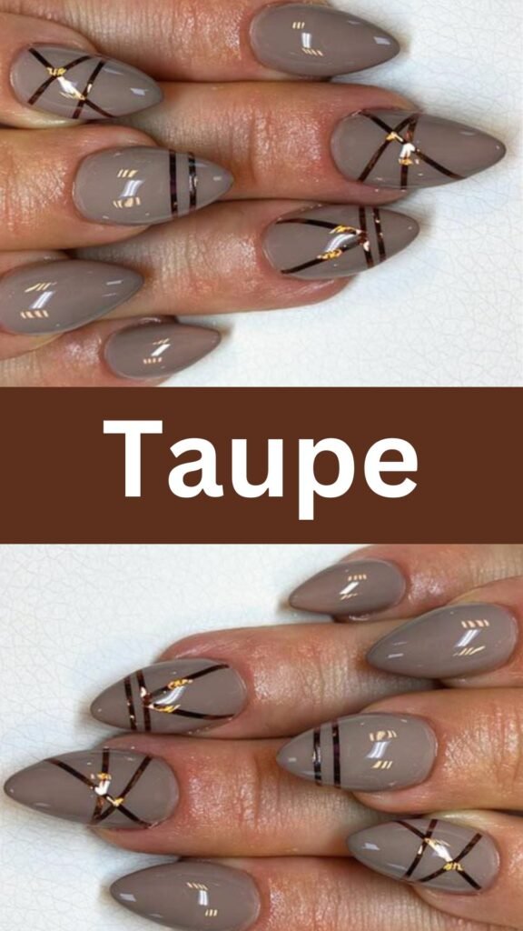 taupe-fall-nail-for-dark-skin-nailstrends.com