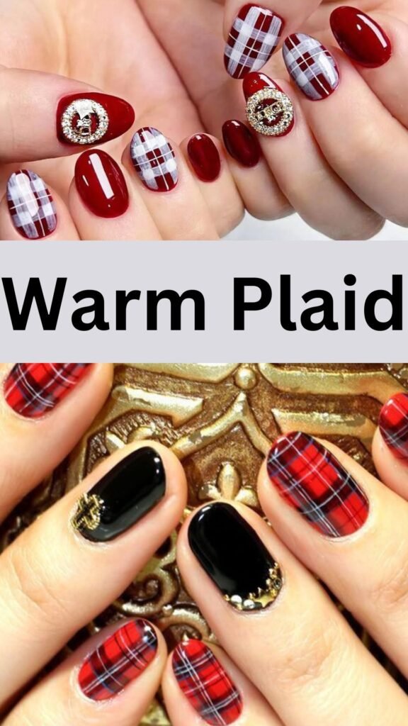 warm-plaid-nail-art-ideas-for-this-september-nailstrends.com