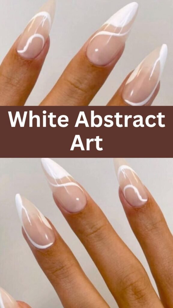 white-abstract-art-white-nails-nailstrends.com