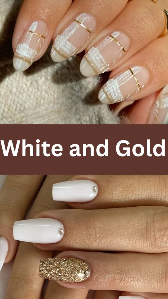 white-and-gold-white-nails-ailstrends.com