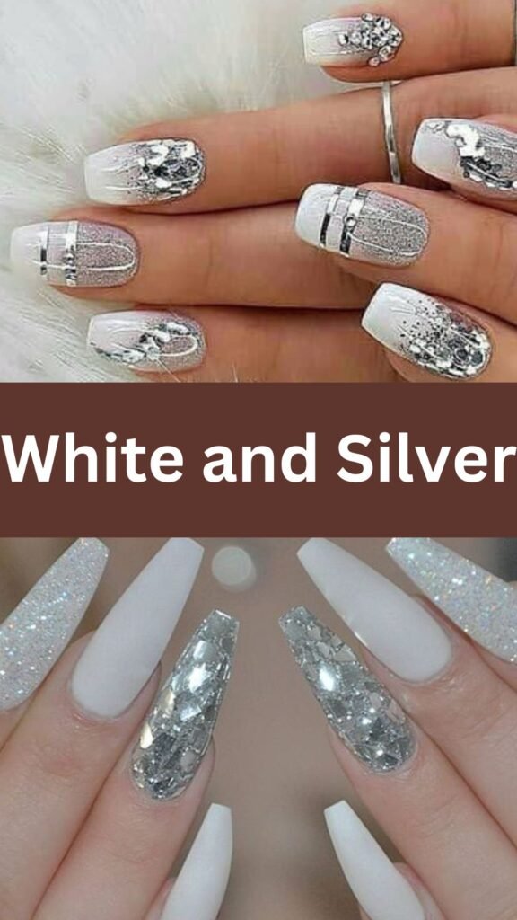 white-and-silver-white-nails-nailstrends.com