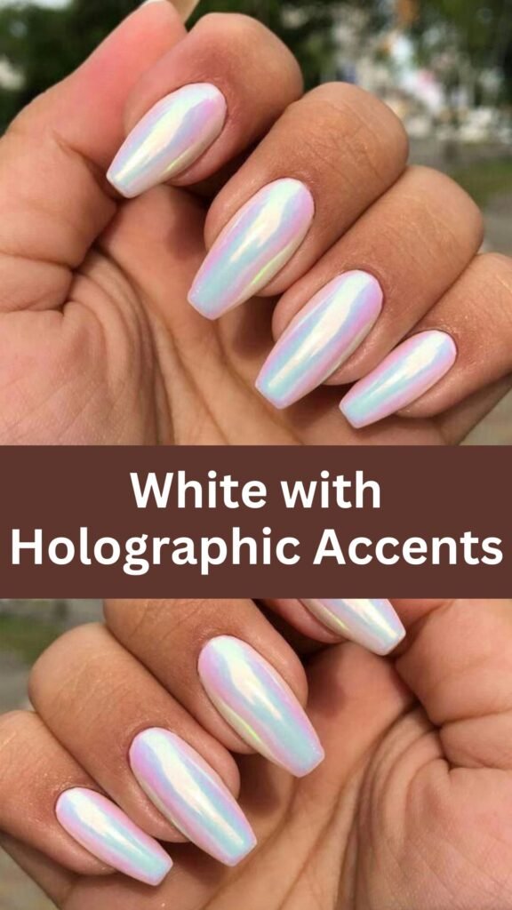 white-with-holographic-accents-white-nails-nailstrends.com