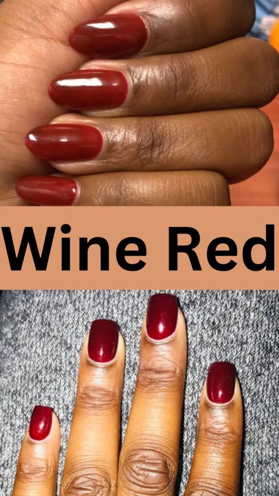 wine-red-fall-nail-for-dark-skin-nailstrends.com