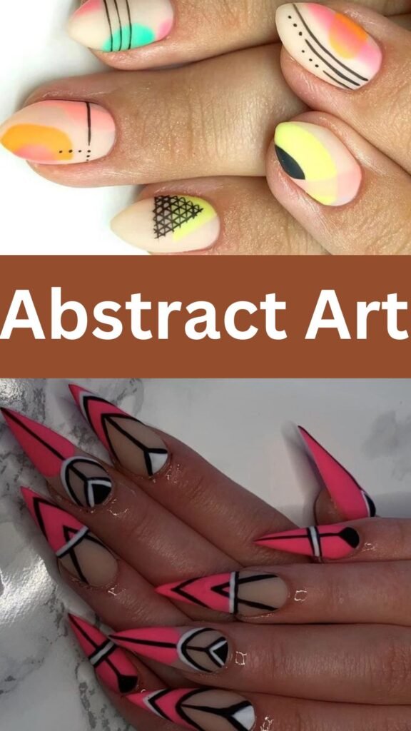 abstract-art-Pointed-Nail-Art-Designs-to-Obsess-Over-nailstrends.com