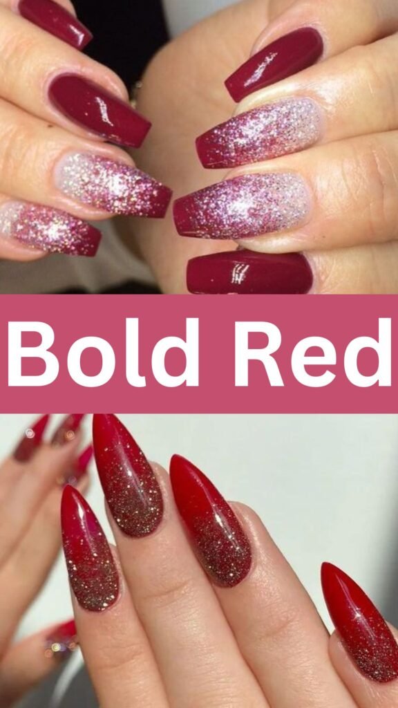 bold-red-Trendy-Nail-Art-Ideas-for-Wedding-Party-nailstrends.com