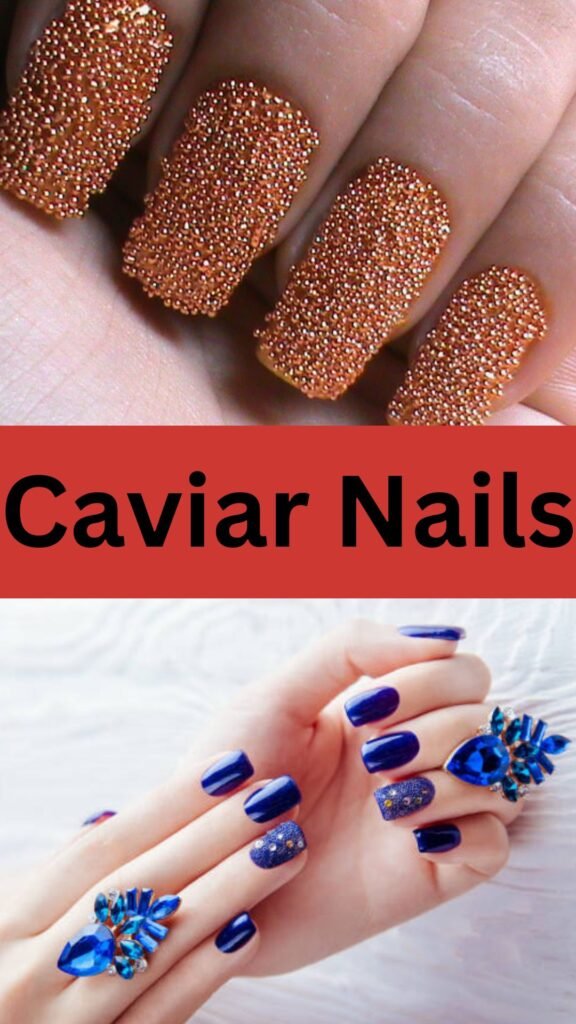 caviar-nails-Trendy-Engagement-Nail-Art-Designs-to-Show-Off-Your-Ring-nailstrends.com