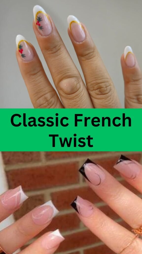 classic-french-twist-Trendy-Engagement-Nail-Art-Designs-to-Show-Off-Your-Ring-nailstrends.com