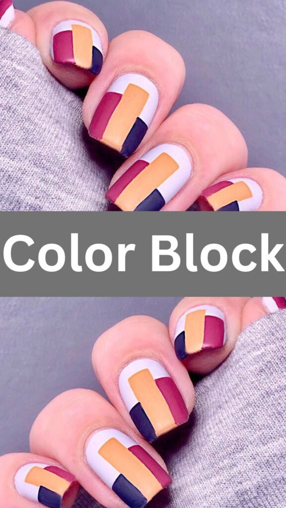 color-block-easy-nails-for-beginners-nailstrends.com