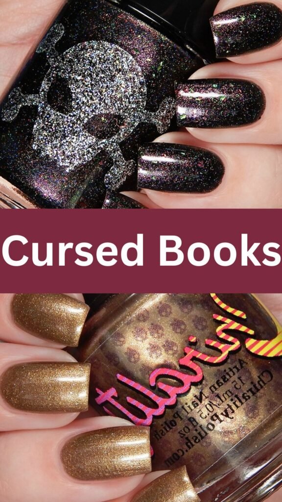 cursed-books-Extra-Spooky-Halloween-Nails-to-try-this-year-nailstrends.com