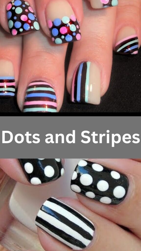 dots-and-stripes-easy-nails-for-beginners-nailstrends.com