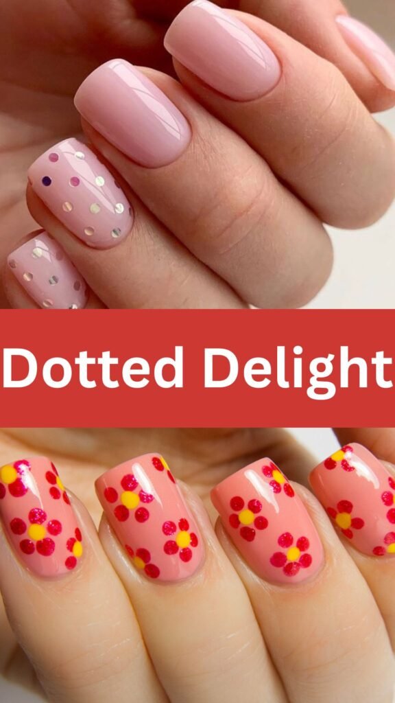 dotted-delight-Trendy-Engagement-Nail-Art-Designs-to-Show-Off-Your-Ring-nailstrends.com