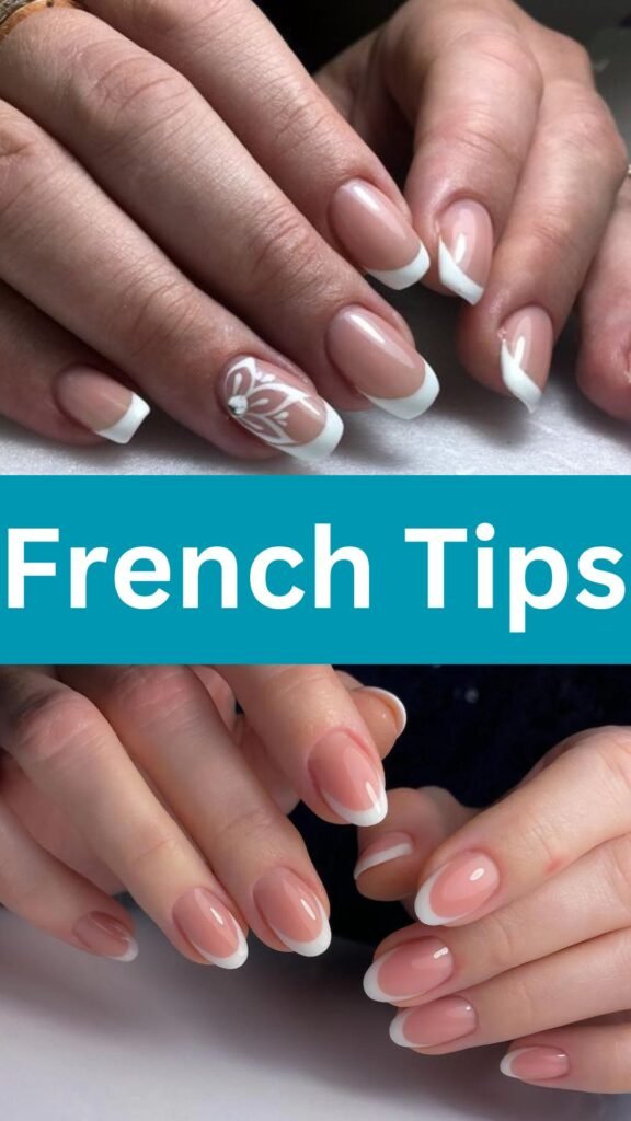 french-tips-easy-nails-for-beginners-nailstrends.com