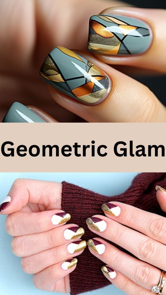 geometric-glam-Trendy-Engagement-Nail-Art-Designs-to-Show-Off-Your-Ring-nailstrends.com