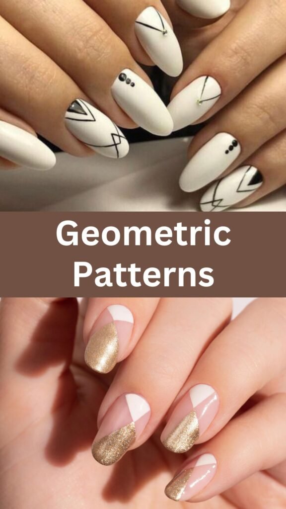 geometric-patterns-Cutest-Party-Nail-Ideas to-Steal-the-Spotlight-nailstrends.com