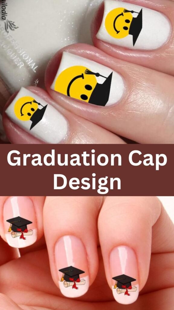 graduation-cap-design-Graduation-Nail-Ideas-for-Celebrating-Your-Big-Day-in-Style-nailstrends.com