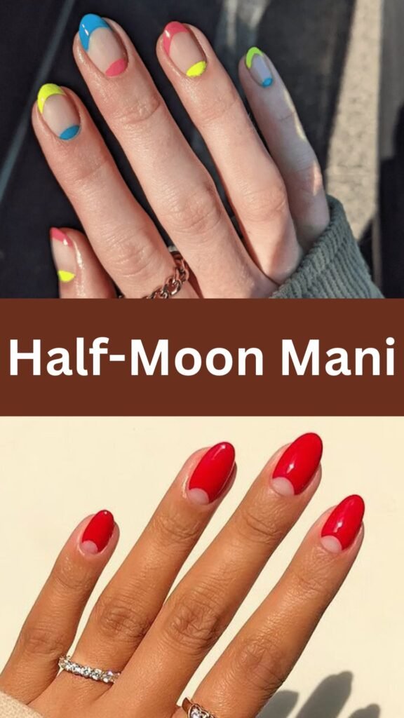 half-moon-mani-easy-nails-for-beginners-nailstrends.com