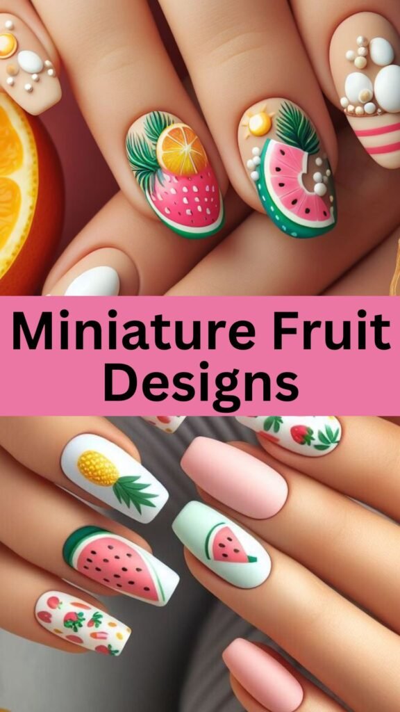 miniature-fruit-designs-funky-nail-art-nailstrends.com