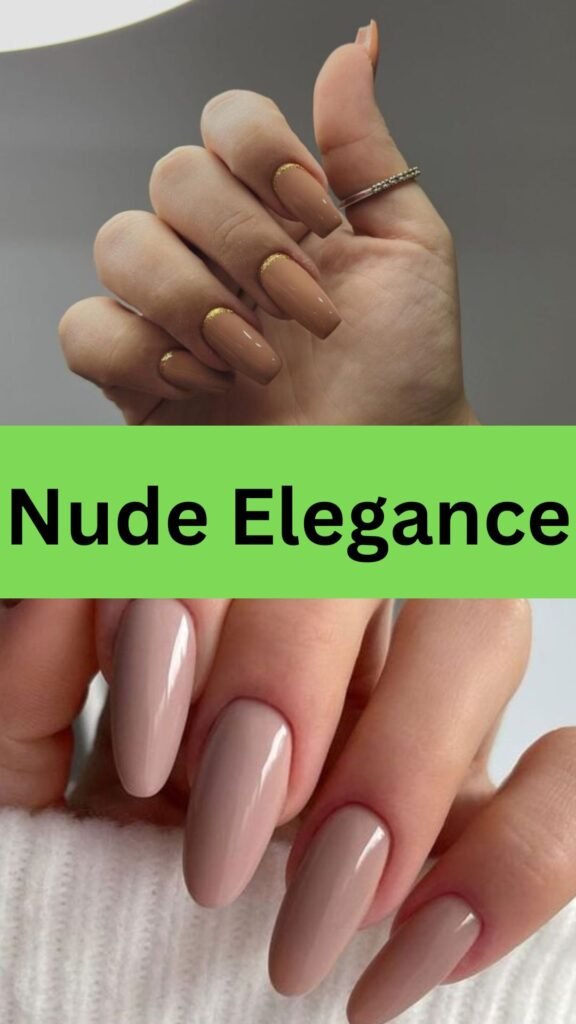 nude-elegance-Nail-Ideas-to-Slay-with-your-Black-Dress-nailstrends.com