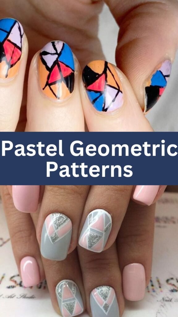 pastel-geometric-pattern-funky-nail-art-nailstrends.com