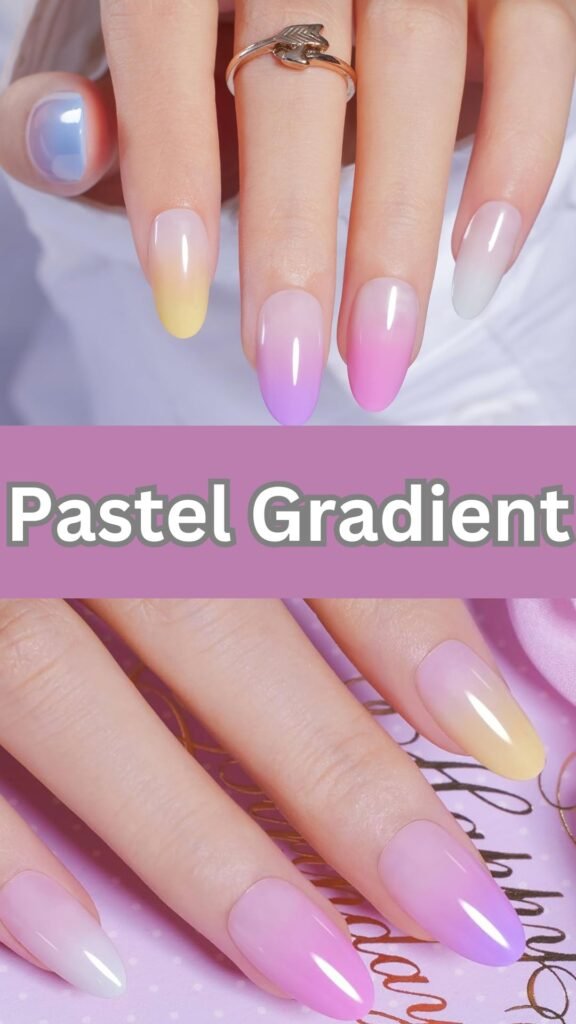 pastel-gradient-Trendy-Nail-Art-Ideas-for-Wedding-Party-nailstrends.com