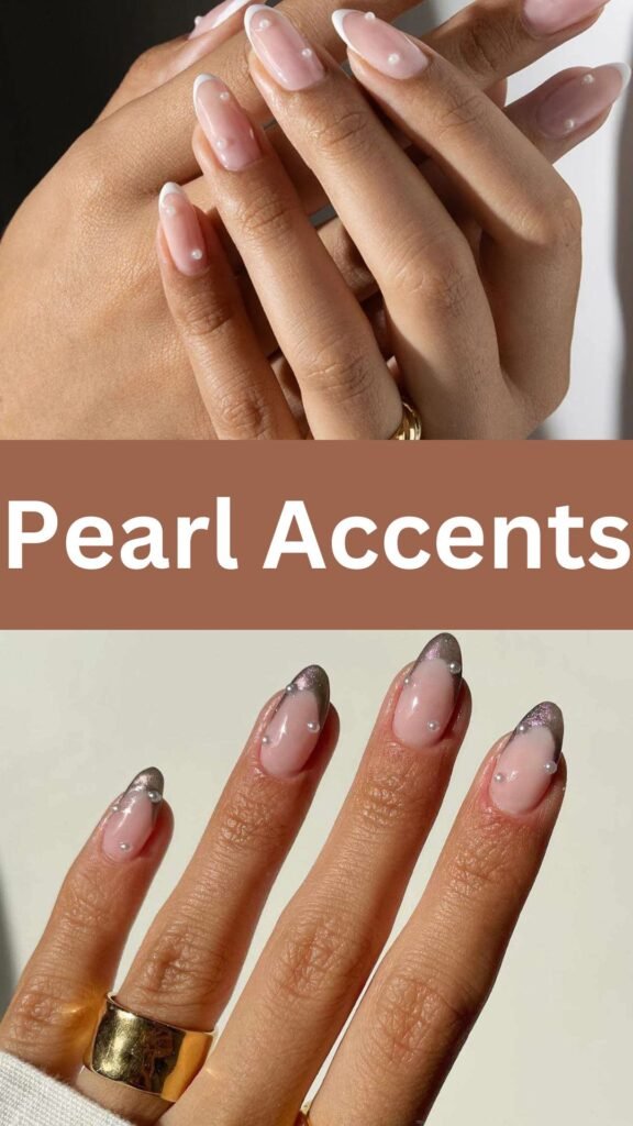 pearl-accents-Pretty-Natural-Nail-Art-Designs-for-you-nailstrends.com