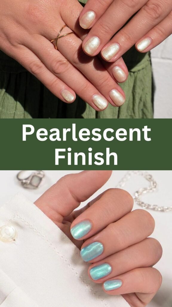 pearlescent-finish-Trendy-Nail-Art-Ideas-for-Wedding-Party-nailstrends.com