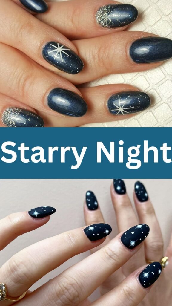 starry-night-Cutest-Party-Nail-Ideas to-Steal-the-Spotlight-nailstrends.com