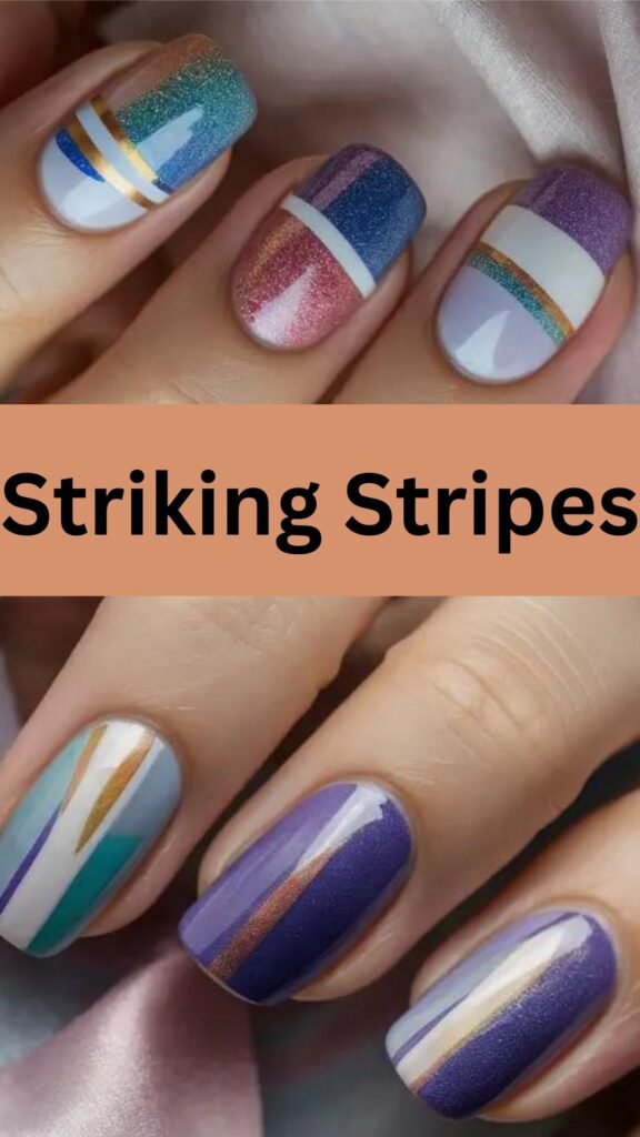 striking-stripes-Graduation-Nail-Ideas-for-Celebrating-Your-Big-Day-in-Style-nailstrends.com