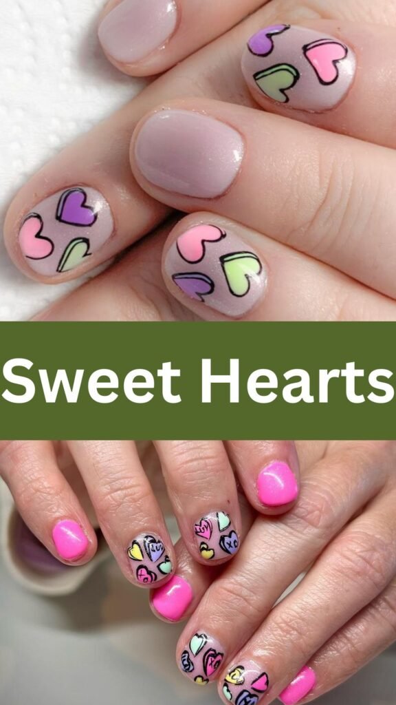 sweet-heart-Cute-Nail-Art-Designs-for-Kids-nailstrends.com