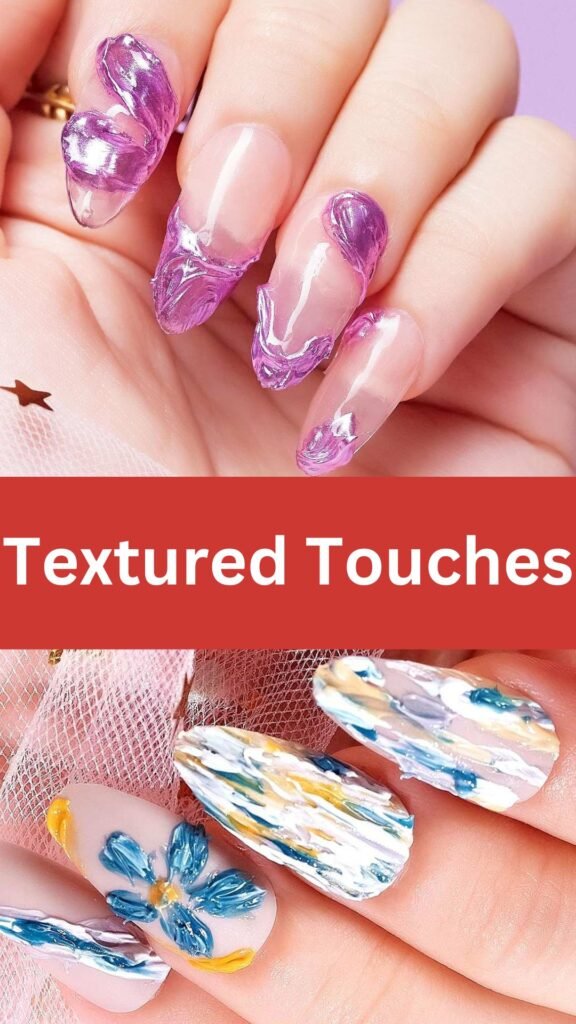 textured-touches-Trendy-Engagement-Nail-Art-Designs-to-Show-Off-Your-Ring-nailstrends.com