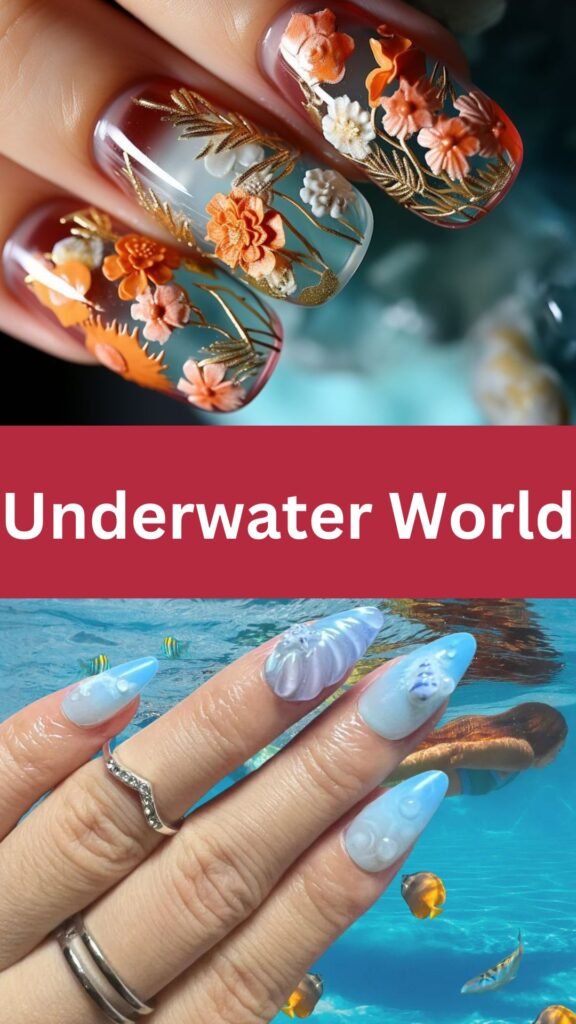 underwater-world-Vibrant-Nail-Art-Designs-for-Beach-Vacation-nailstrends.com